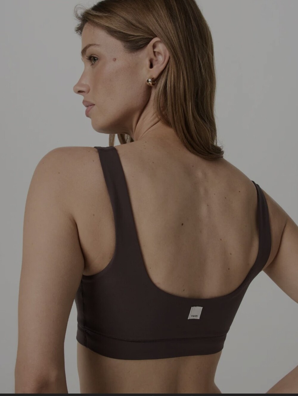 ✖️Everyday Scoop-Back Bralette in Brown